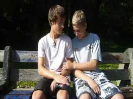 Teens Fun in Public Park Funny French